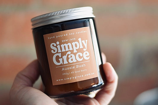 Simply Grace medium Soy candle