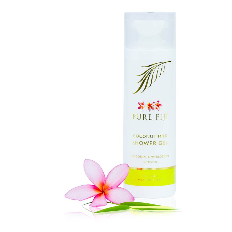 Coconut milk shower gel
