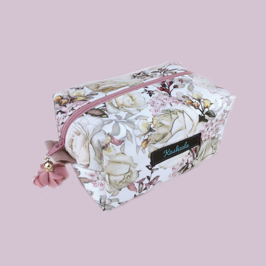 Kashzale square cosmetic bag medium