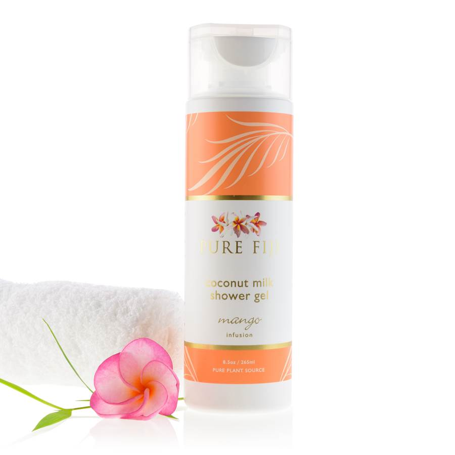 Coconut milk shower gel