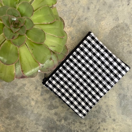 Mini bag Black and White Gingham