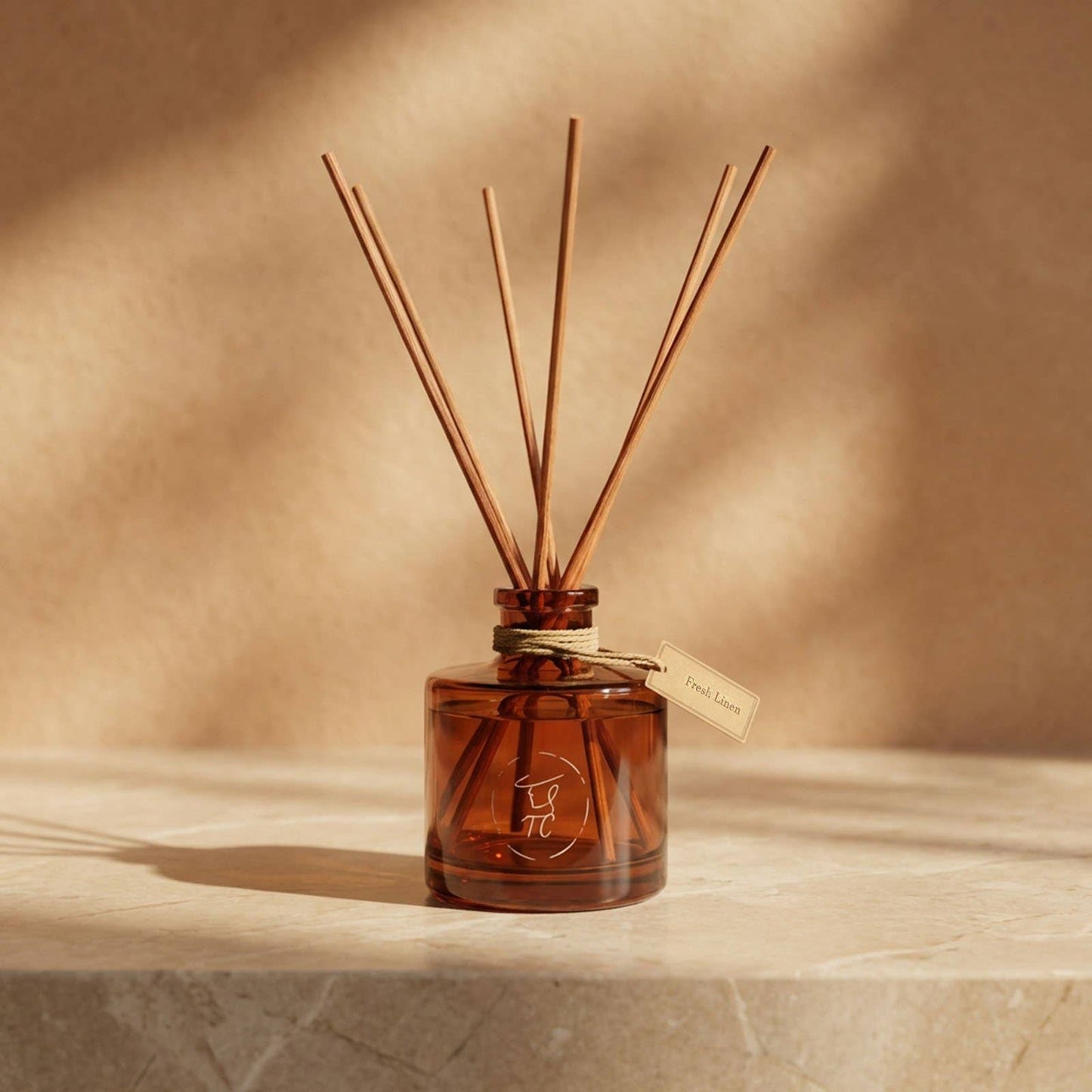 Fresh Linen Reed Diffuser, 100ml, Alcohol & Ethanol Free: 100ml
