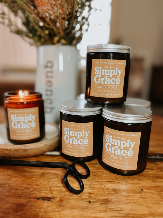 Medium soy candle