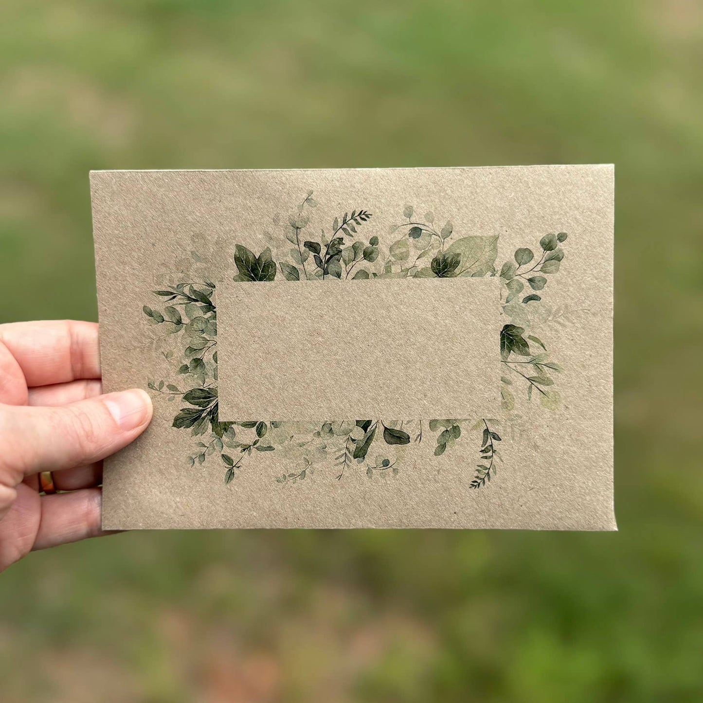 Psalm 91 Christian card Eucalyptus leaves - Neutral & Unisex
