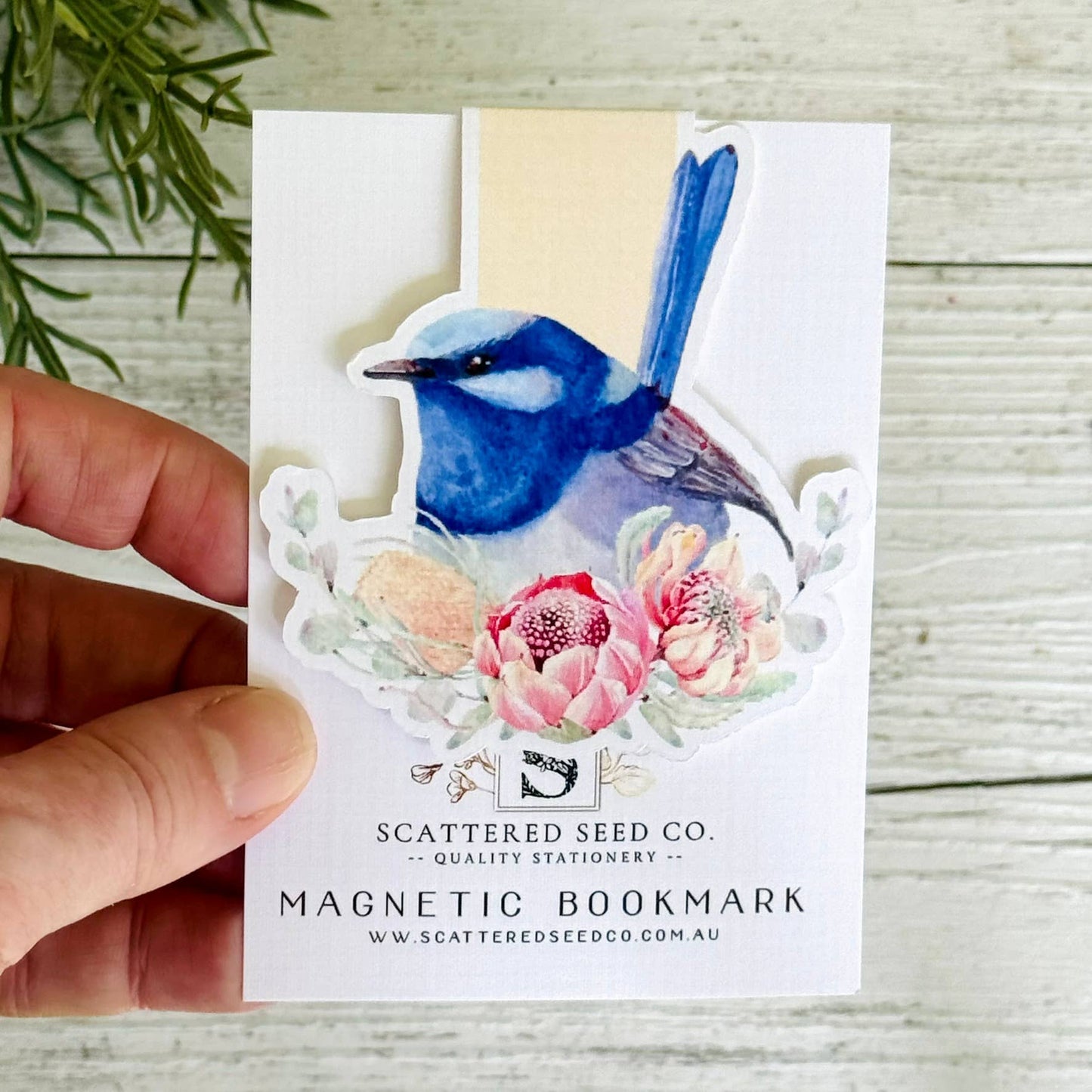 Superb Fairy Wren MAGNETIC BOOKMARK