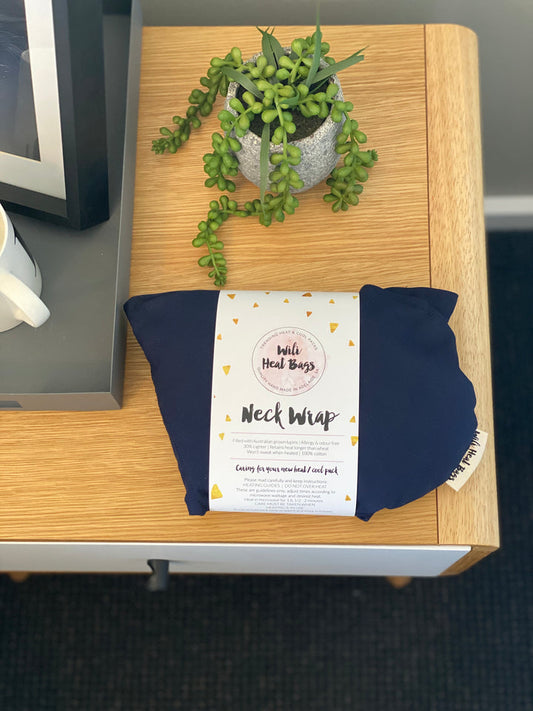 Navy Neck Wrap